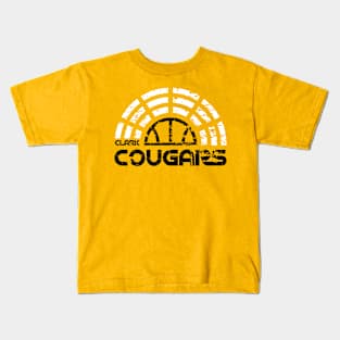 Clark Cougars Basketball Yellow Kids T-Shirt